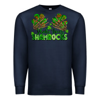 Navy Shake Your Shamrocks Premium Sweatshirt - FaDigitalArtStudio