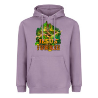 Lavender Jesus junkie St. Patricks Day Heavyweight Hoodie - FaDigitalArtStudio