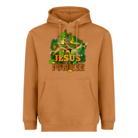 Meerkat Jesus junkie St. Patricks Day Heavyweight Hoodie - FaDigitalArtStudio