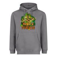 Storm Jesus junkie St. Patricks Day Heavyweight Hoodie - FaDigitalArtStudio