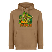 Toasted Coconut Jesus junkie St. Patricks Day Heavyweight Hoodie - FaDigitalArtStudio