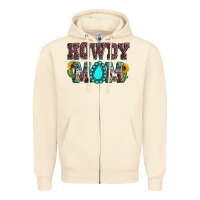 Sandshell Howdy mom mother's day Zipper Hoodie - HowdyJamesFarm