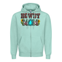 Seafoam Howdy mom mother's day Zipper Hoodie - HowdyJamesFarm