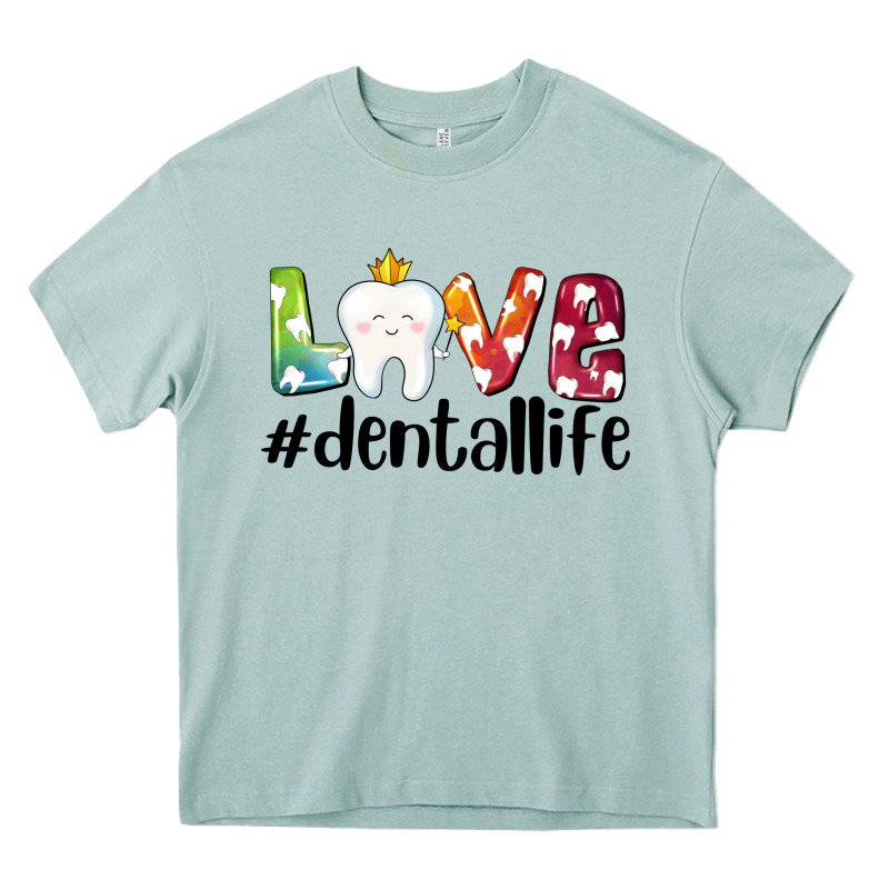Love Dentallife Heavy Core Tee by AdoDesignShop | Teevron