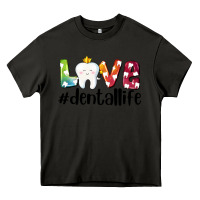 Asphalt love dentallife Heavy Core Tee - AdoDesignShop