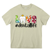 Mossy love dentallife Heavy Core Tee - AdoDesignShop