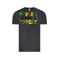 Vintage Black never let them forget juneteenth Vintage Tee - LillyAllenDesigns