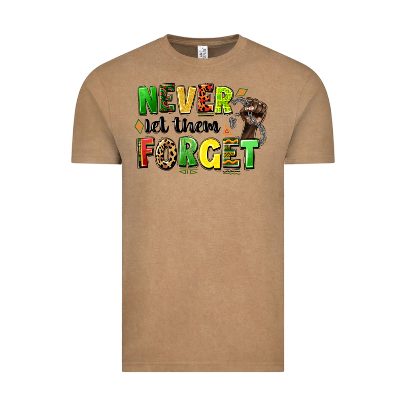 Never Let Them Forget Juneteenth Vintage Tee by LillyAllenDesigns | Teevron