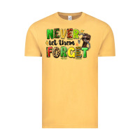 Vintage Mustard never let them forget juneteenth Vintage Tee - LillyAllenDesigns