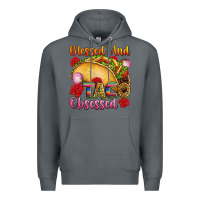 Rock Blessed and taco obsessed Mexico Premium Hoodie - FaDigitalArtStudio