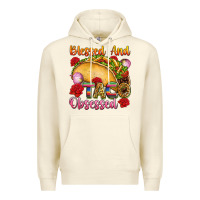 Sandshell Blessed and taco obsessed Mexico Premium Hoodie - FaDigitalArtStudio