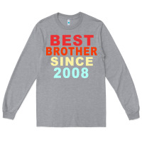 Heather Grey Best Brother Sİnce 2008 Long Sleeve Tee - Bettercallsaul