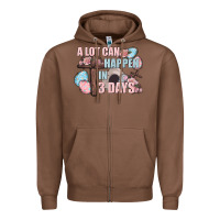 Chestnut Easter Day A lot can happen in 3 days Zipper Hoodie - CowGirlArtShop