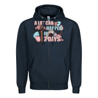 Navy Easter Day A lot can happen in 3 days Zipper Hoodie - CowGirlArtShop