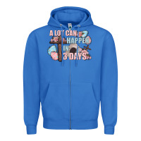 True Royal Easter Day A lot can happen in 3 days Zipper Hoodie - CowGirlArtShop