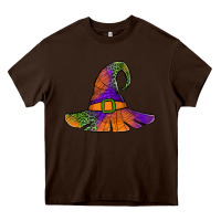 Spider Web Witch Hat Heavy Core Tee | Teevron