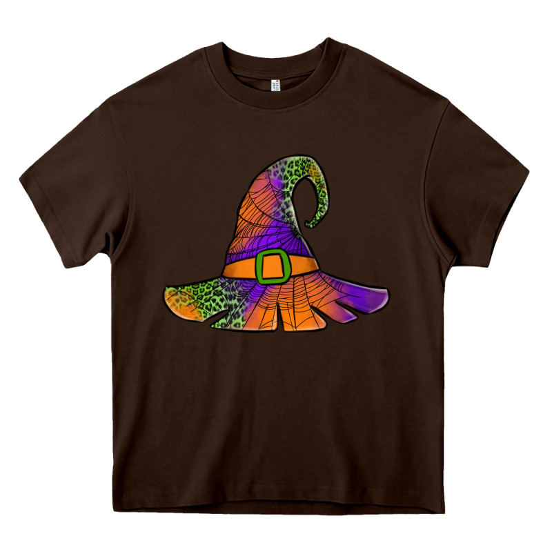Spider Web Witch Hat Heavy Core Tee by Jasminsmagicworld | Teevron