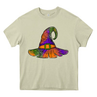 Mossy Spider Web Witch Hat Heavy Core Tee - Jasminsmagicworld