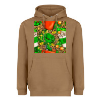 Toasted Coconut coffee cups st. patrick's day with leopard seamless pattern bbs Heavyweight Hoodie - BundleAndBundleShop