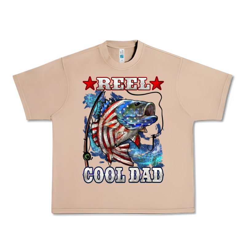 Reel Cool Dad Bass 4th Of July Urban Heavy Tee by LillyAllenDesigns | Teevron