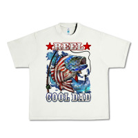 Pistachio Reel Cool Dad Bass 4th of July Urban Heavy Tee - LillyAllenDesigns