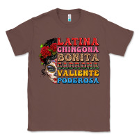 Chestnut mexican sugar skull latina chingona bonita Classic Tee - LillyAllenDesigns