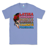 Colony Blue mexican sugar skull latina chingona bonita Classic Tee - LillyAllenDesigns