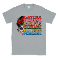 Heather Grey mexican sugar skull latina chingona bonita Classic Tee - LillyAllenDesigns