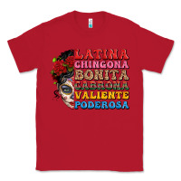 Red mexican sugar skull latina chingona bonita Classic Tee - LillyAllenDesigns