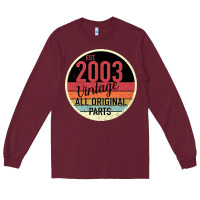 Burgundy 16th Birthday gift Vintage 2003 Long Sleeve Tee - Bettercallsaul