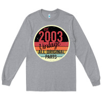 Heather Grey 16th Birthday gift Vintage 2003 Long Sleeve Tee - Bettercallsaul