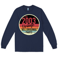Navy 16th Birthday gift Vintage 2003 Long Sleeve Tee - Bettercallsaul