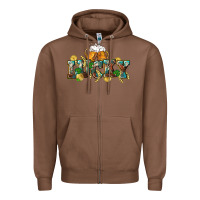 Chestnut Lucky beers St. Patrick's Day Zipper Hoodie - CowGirlArtShop