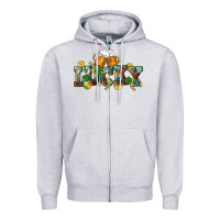Heather Grey Lucky beers St. Patrick's Day Zipper Hoodie - CowGirlArtShop