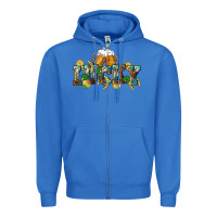 True Royal Lucky beers St. Patrick's Day Zipper Hoodie - CowGirlArtShop