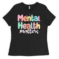 Black mental health matters Ladies Tee - MaliasSmallBusiness