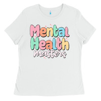 White mental health matters Ladies Tee - MaliasSmallBusiness