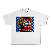 Lunar Rock Western Red White Rawr Dinosaur Urban Heavy Tee - LillyAllenDesigns