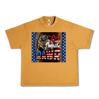 Peanut Butter Western Red White Rawr Dinosaur Urban Heavy Tee - LillyAllenDesigns