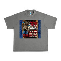 Tornado Western Red White Rawr Dinosaur Urban Heavy Tee - LillyAllenDesigns