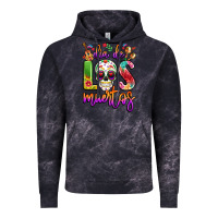 Cloud Black dia de los muertos Vintage Hoodie - LillyAllenDesigns