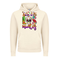 Vintage Artic dia de los muertos Vintage Hoodie - LillyAllenDesigns