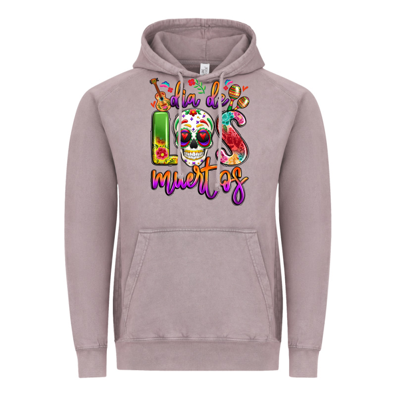 Dia De Los Muertos Vintage Hoodie by LillyAllenDesigns | Teevron