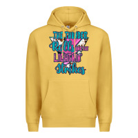 Antique Gold The Thunder Rolls And The Lıghtnıng Strikes Premium Hoodie - JahusDesignShop