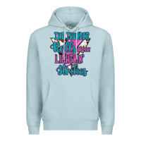 Blue Mist The Thunder Rolls And The Lıghtnıng Strikes Premium Hoodie - JahusDesignShop