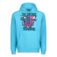 Ocean Blue The Thunder Rolls And The Lıghtnıng Strikes Premium Hoodie - JahusDesignShop