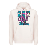 Pale Pink The Thunder Rolls And The Lıghtnıng Strikes Premium Hoodie - JahusDesignShop