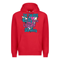 Red The Thunder Rolls And The Lıghtnıng Strikes Premium Hoodie - JahusDesignShop