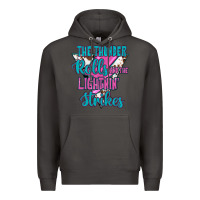 Smoke The Thunder Rolls And The Lıghtnıng Strikes Premium Hoodie - JahusDesignShop