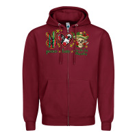Burgundy Peace love dia de los muertos Mexico Zipper Hoodie - HowdyJamesFarm
